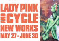 cycle and lady pink