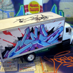 pianted graffit trucks toyo