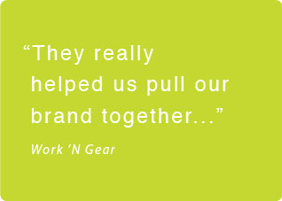 they really helped us bring pull our branding together...