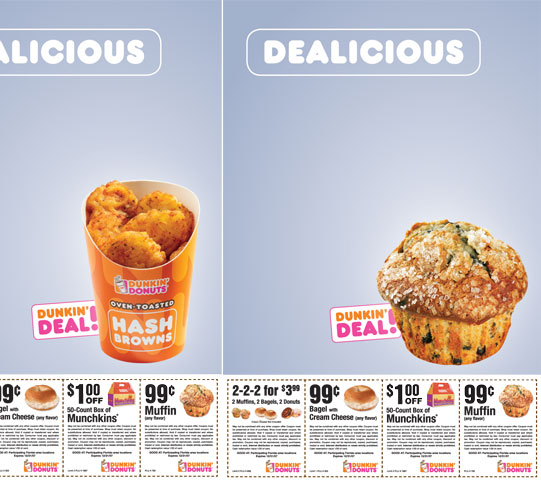 Boston Direct Mail Design Dunkin' Donuts